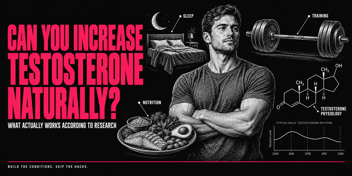 Can You Increase Testosterone Naturally? What Actually Works According to Research
