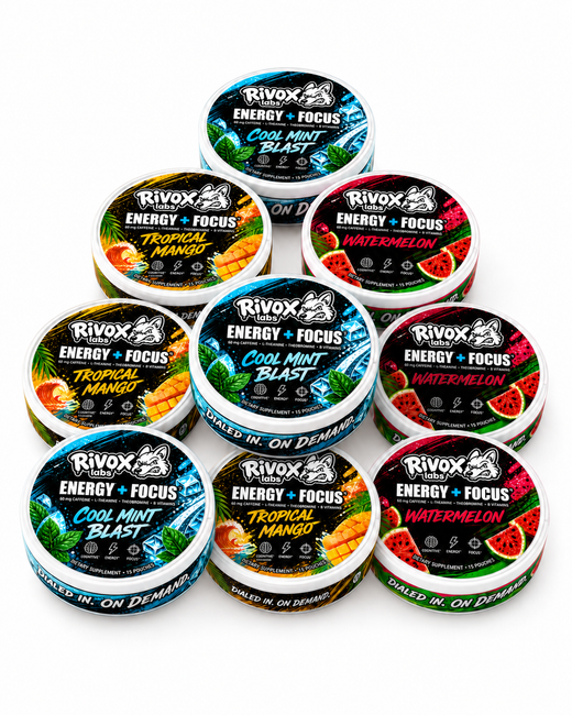 Rivox Focus Pouches 9-can value pack