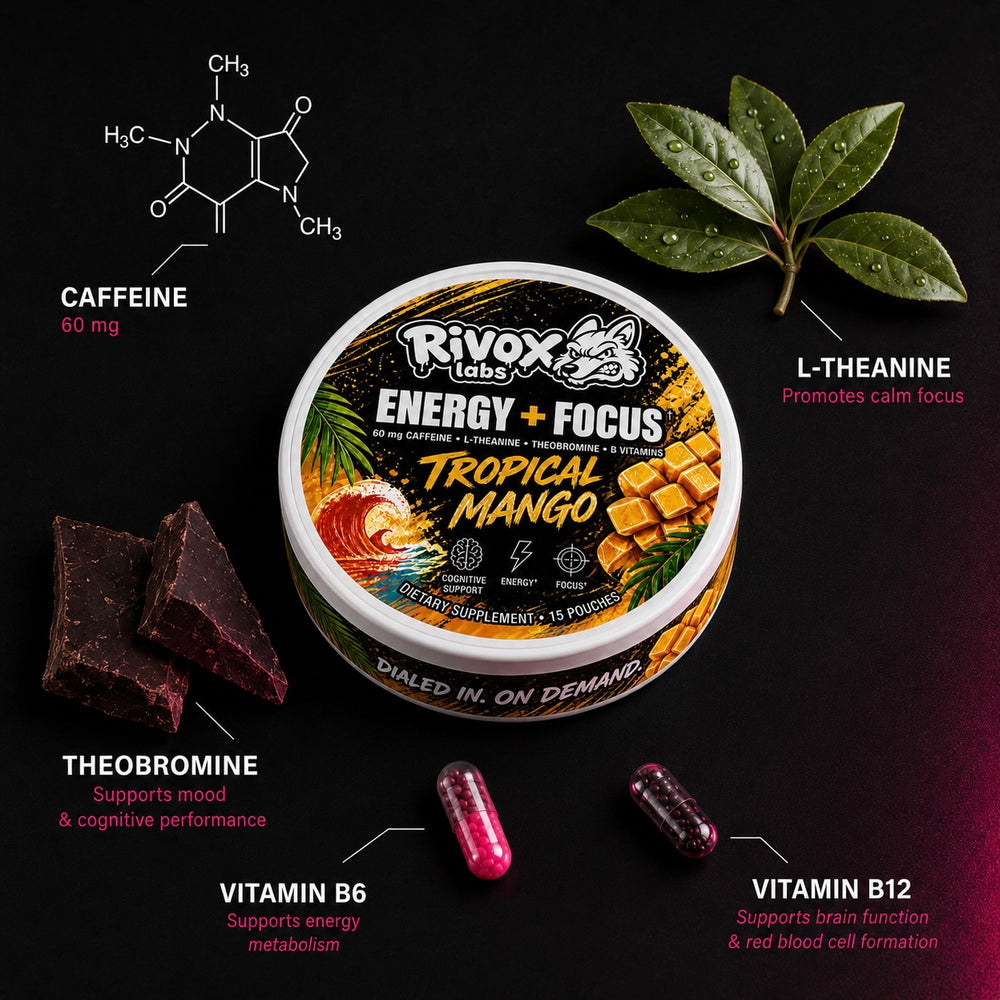 Rivox Focus Pouches – Tropical Mango