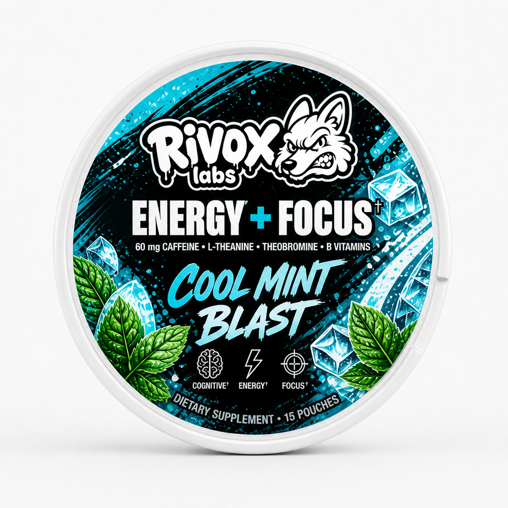 Rivox Focus Pouches – Cool Mint Blast