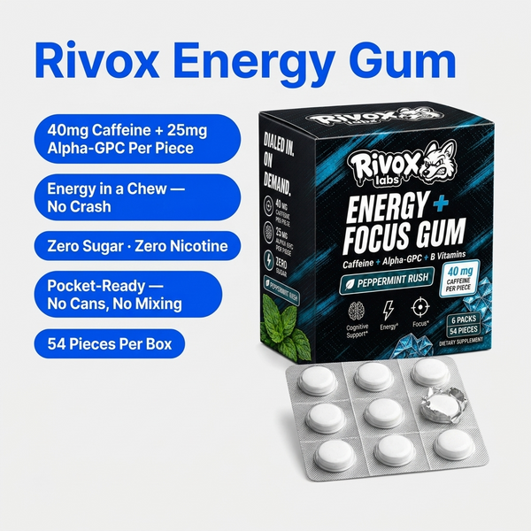 The Full Stack – Zero-Nicotine Focus Bundle | 3 Pouch Tins + Energy Gum, Caffeine + L-Theanine (No Crash)