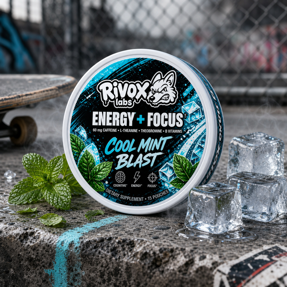 Rivox Focus Pouches – Cool Mint Blast