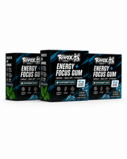 Rivox Energy + Focus Gum 3-box pack