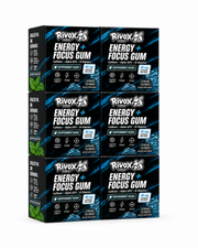 Rivox Energy + Focus Gum 6-box pack
