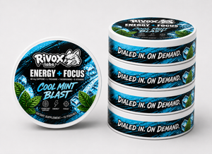 Rivox Focus Pouches – Cool Mint 5-Pack