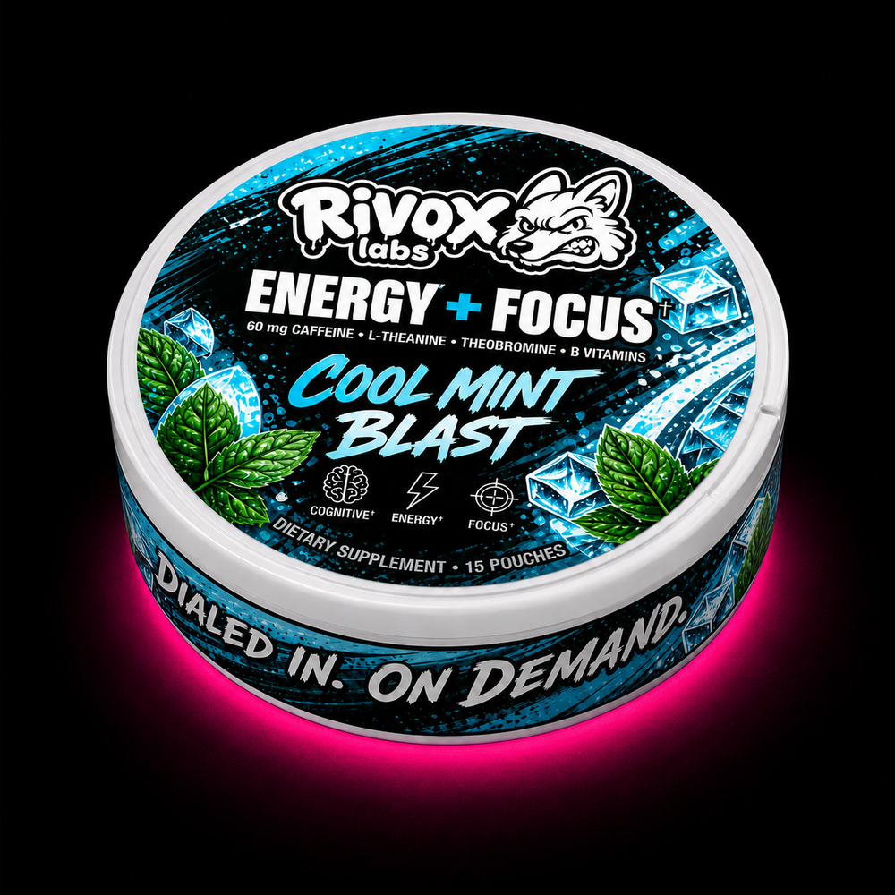 Rivox Focus Pouches – Cool Mint Blast