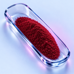 Illustration of Vitamin B12 ingredient powder in a glass dish